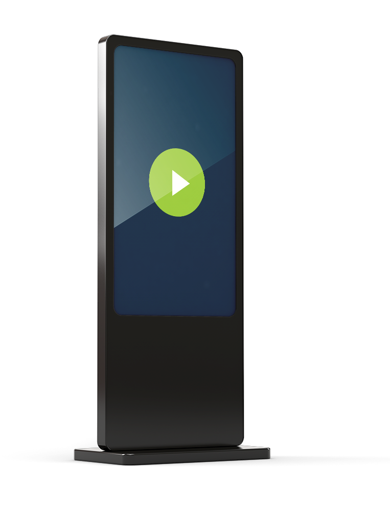 Totem d’affichage numérique