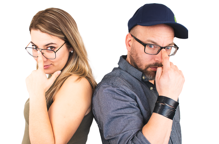 Deux Nerds en pleine réflexion