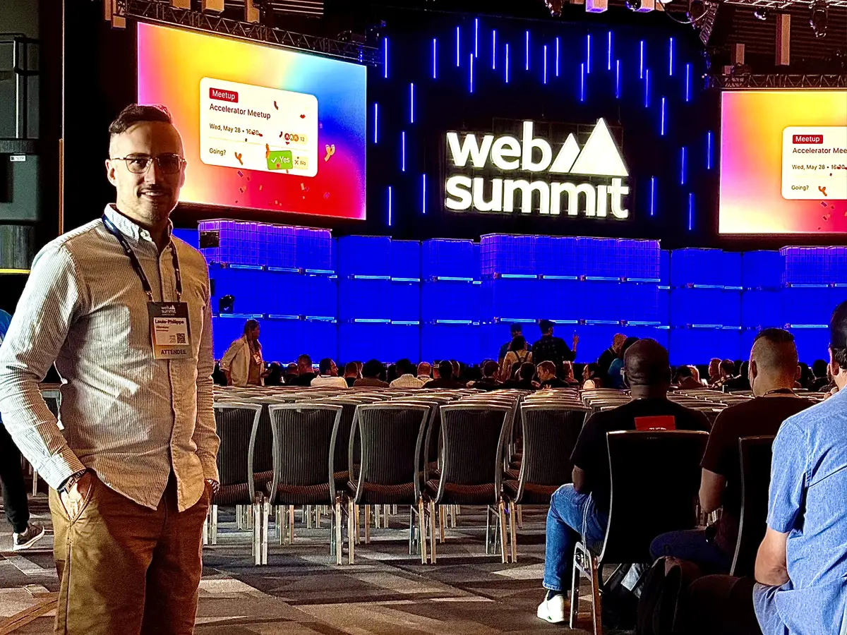 Louis-Philippe au Web Summit 2025 à Vancouver
