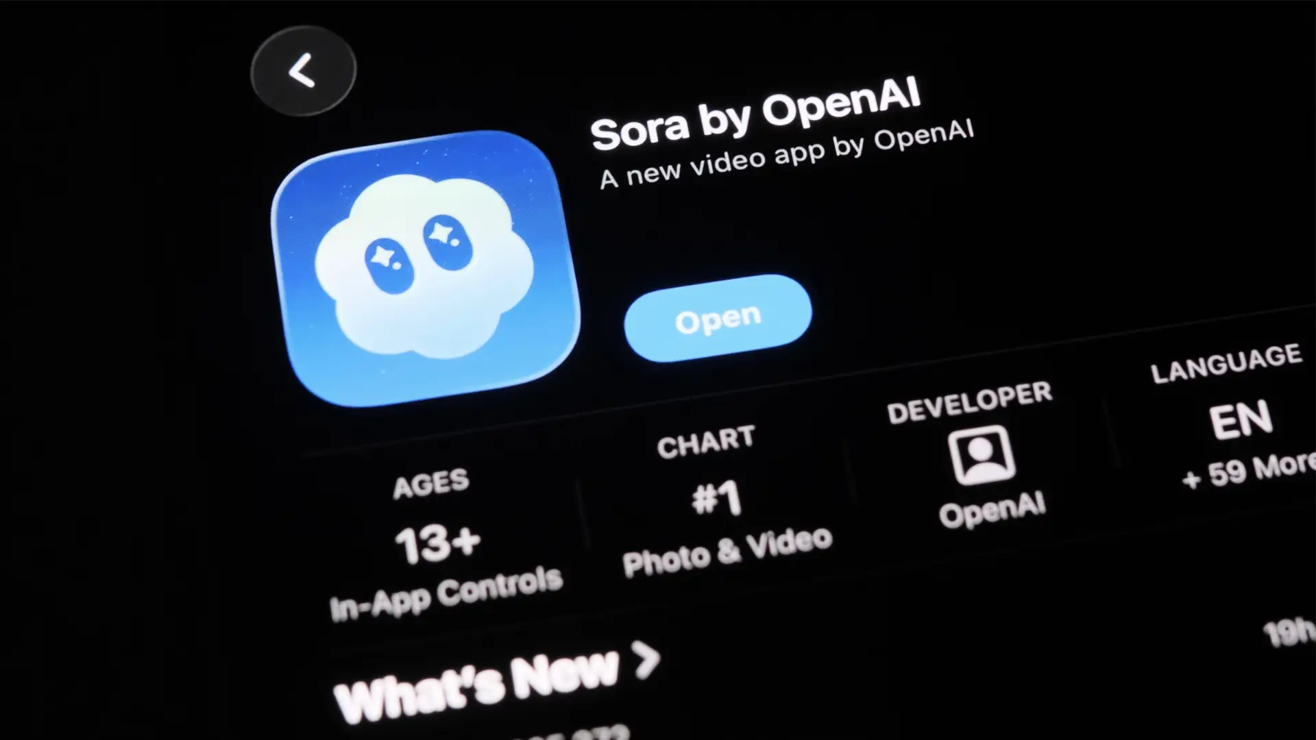 L'application IA Sora pour la création de vidéos sur mobile